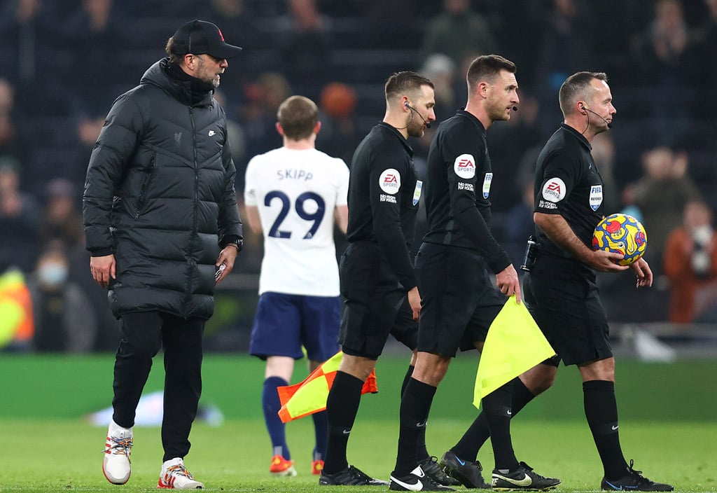 Referee explains why Harry Kane was not sent off for challenge against Liverpool