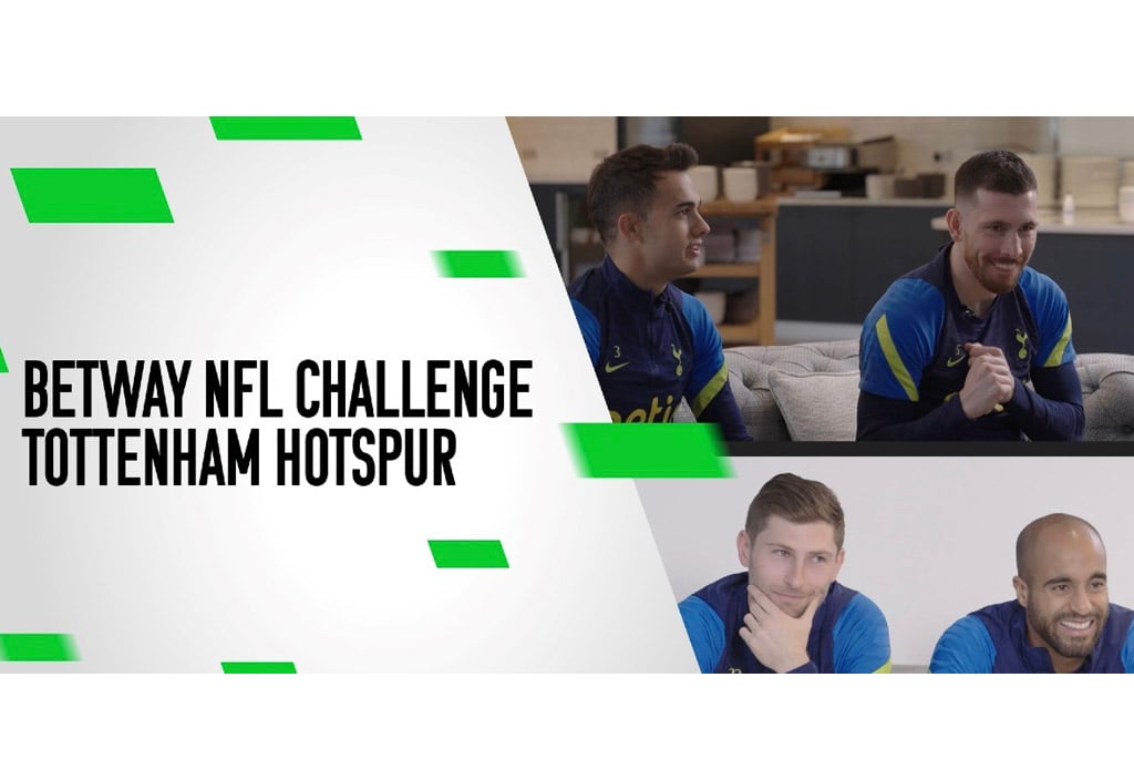 Watch the Betway NFL Challenge with Tottenham Hotspur