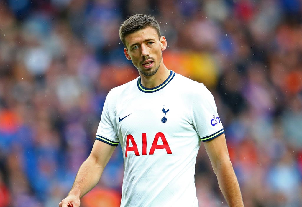 Clement Lenglet reacts to first goal for Spurs and that Marseille comeback