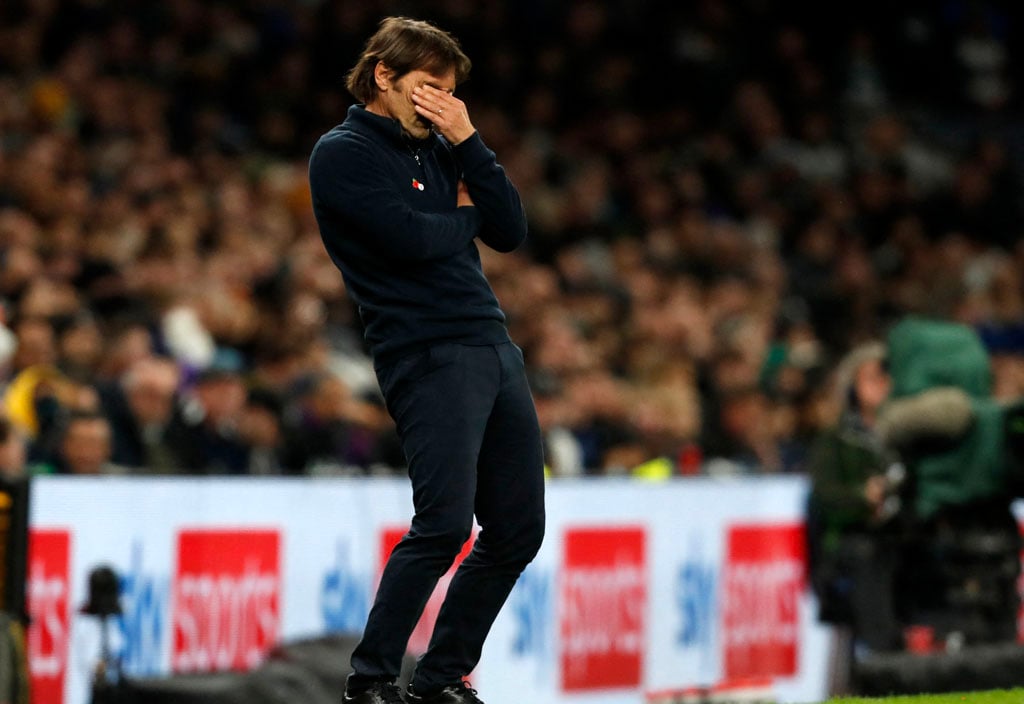 Conte admits he was 'disappointed' with Spurs fans' reaction at half-time
