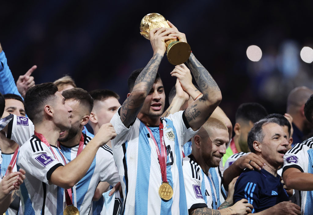 Gallery: Cristian Romero celebrates World Cup triumph with Argentina