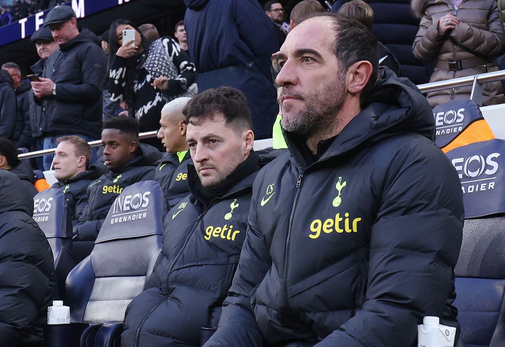 Stellini explains how Conte gave instructions to Spurs bench from Italy today