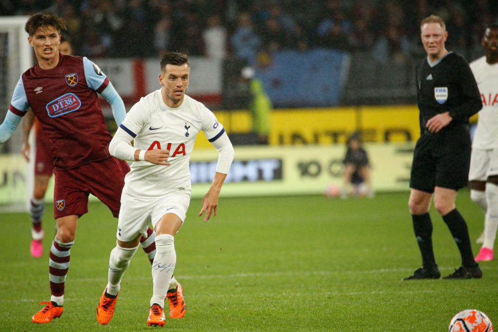 Giovani Lo Celso runs for the ball