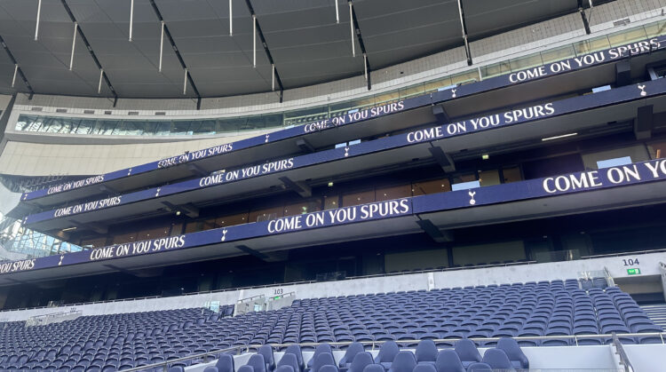 Video: Watch Spurs star's furious studs-up challenge on his stadium seat