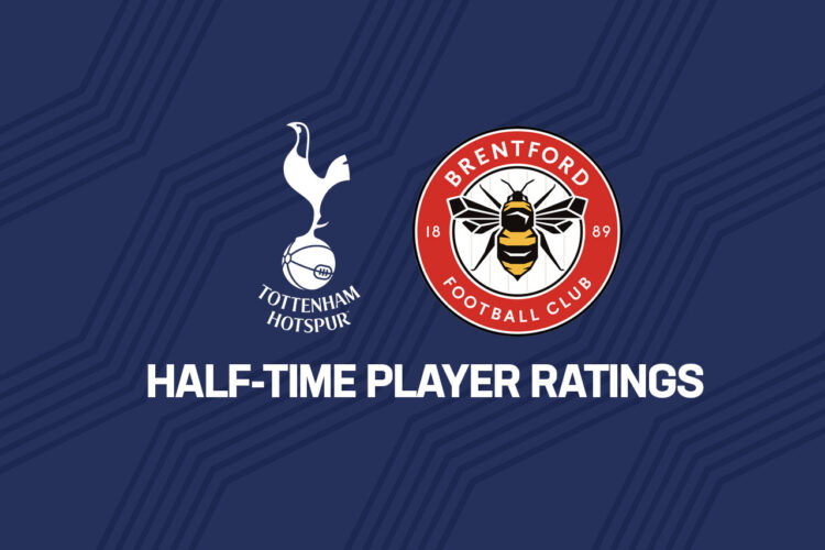 Spurs half time ratings vs Brentford - Maupay mocks Maddison