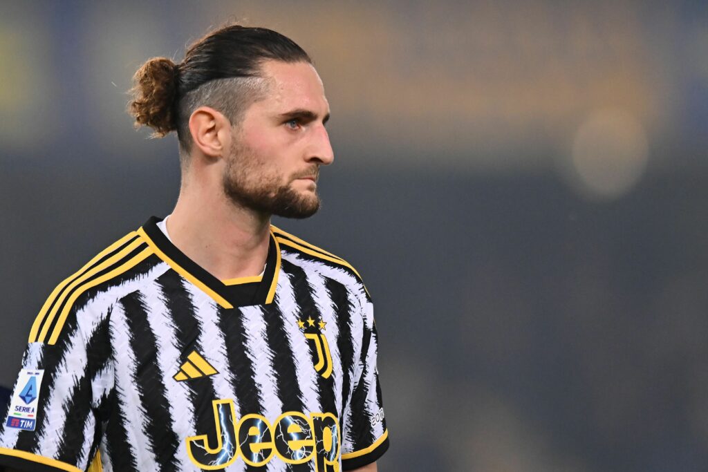 Adrien Rabiot in action for Juventus
