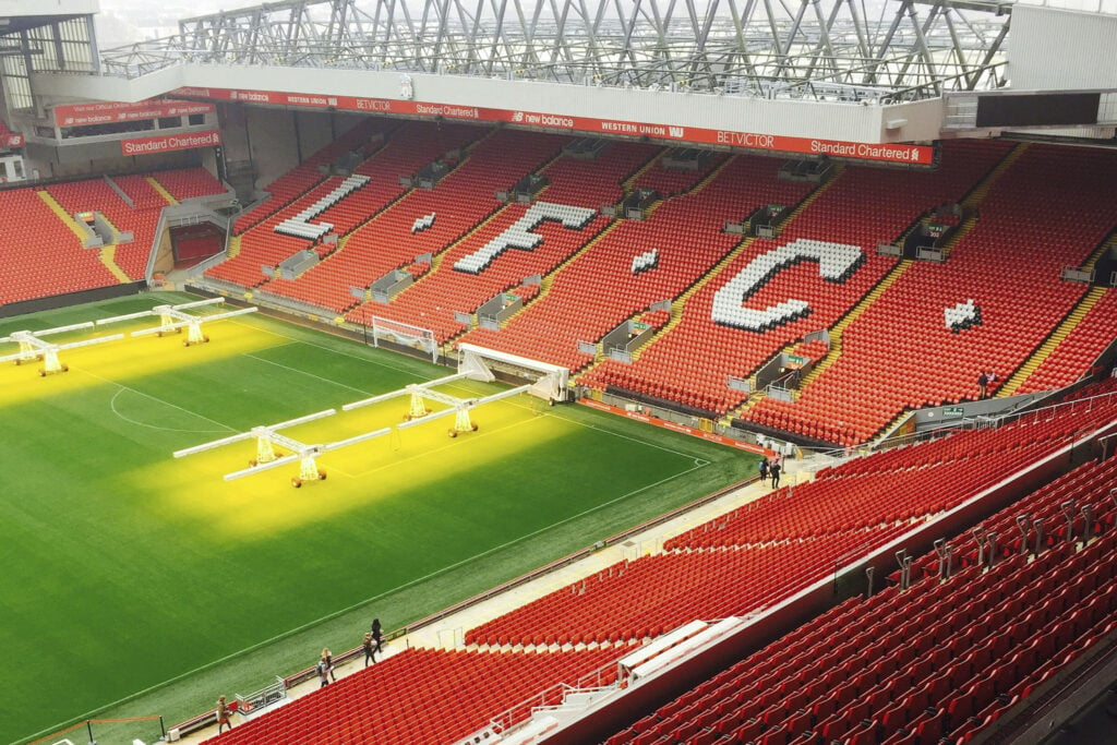 Spurs players arrive at Anfield ahead of Liverpool clash – Teen talent has made trip