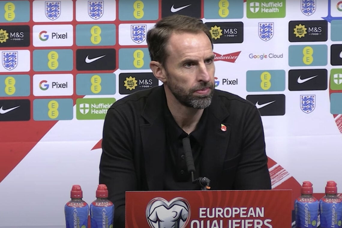 Gareth Southgate is not happy with Tottenham at the moment