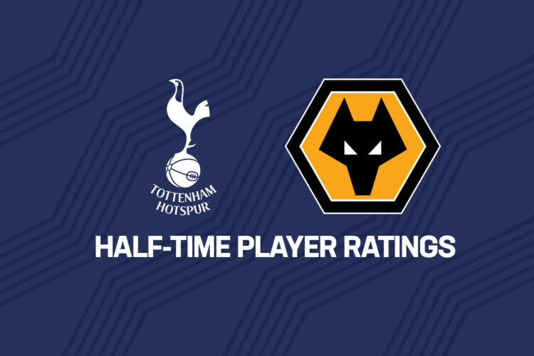 Spurs half time ratings vs Wolves - Postecoglou's men are second best