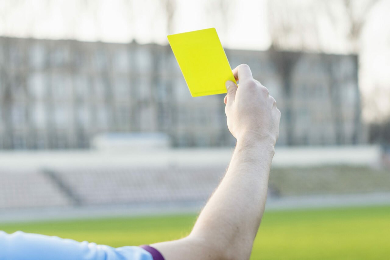 Yellow Card Booking