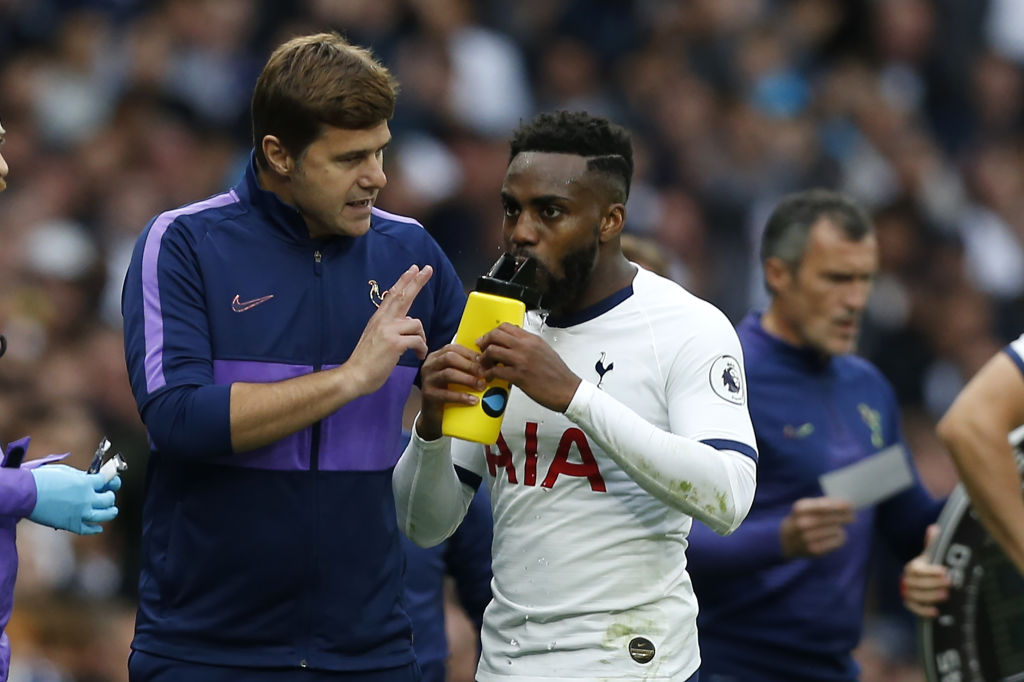 Danny Rose and Mauricio Pochettino