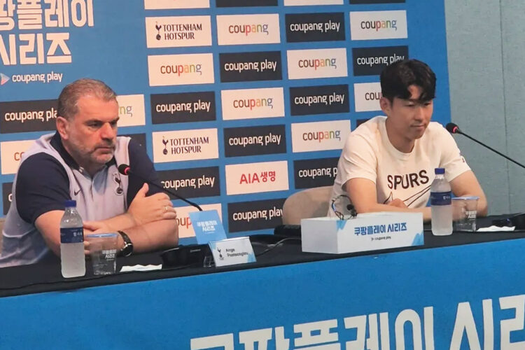 Ange Postecoglou Heung-min Son Tottenham