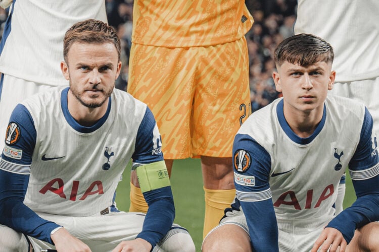 James Maddison Mikey Moore Tottenham