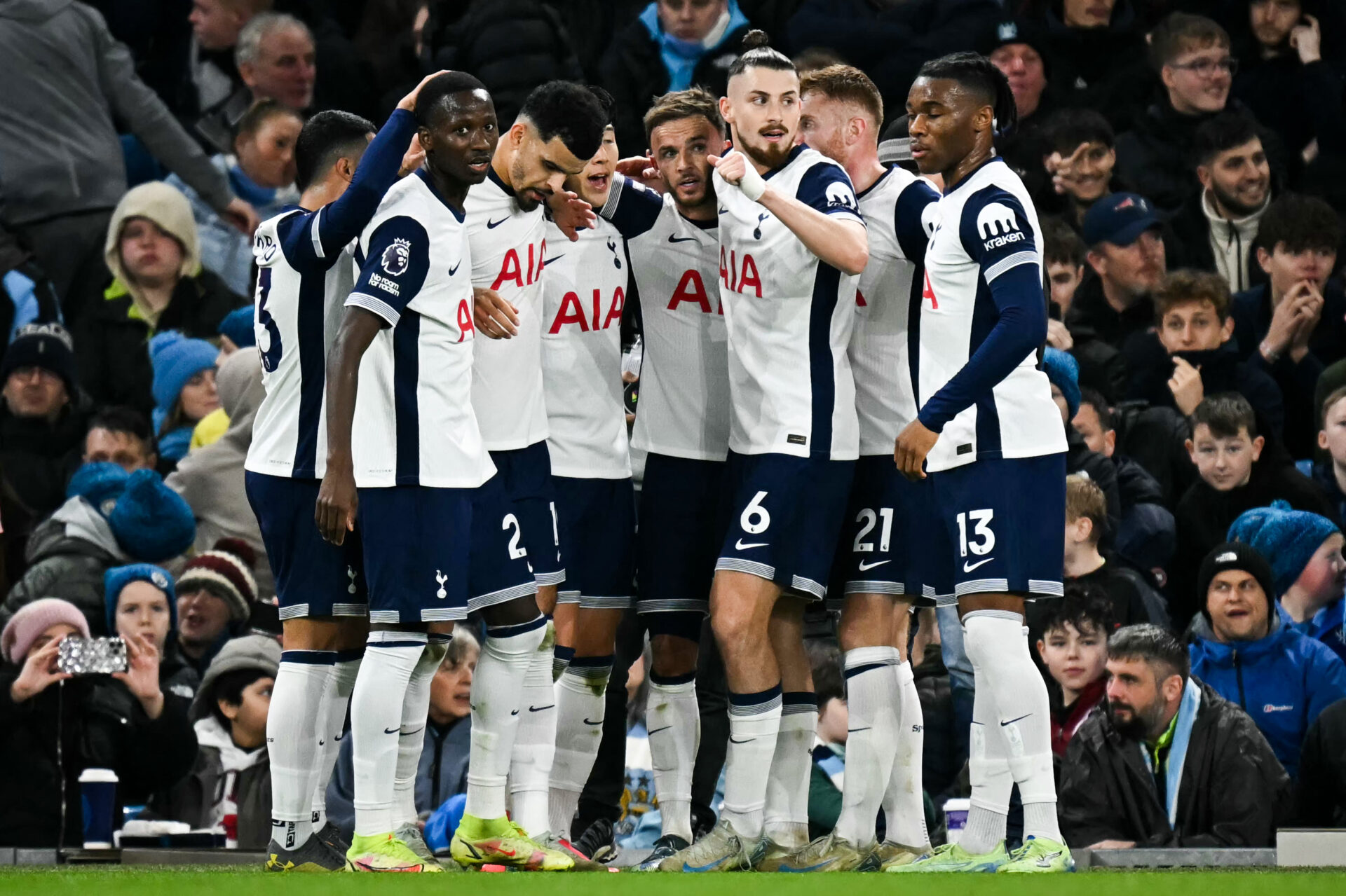 Spurs first-half player ratings vs Man City - Maddison makes Pep pay