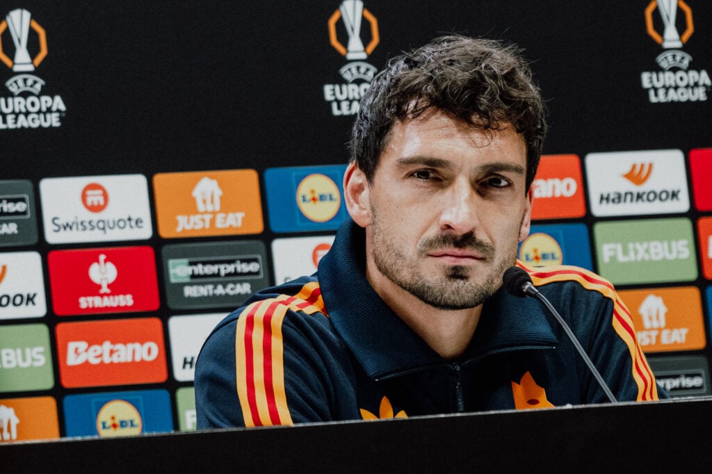 AS Roma Training Session And Press Conference - UEFA Europa League 2024/25 League Phase MD5