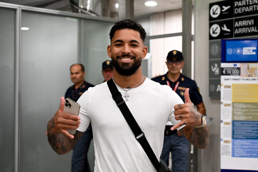 Juventus New Signing Douglas Luiz Arrives in Italy