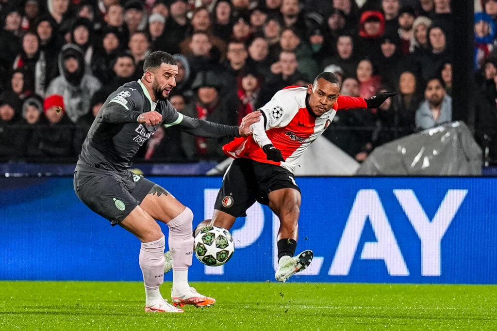 Feyenoord v AC Milan - UEFA Champions League 2024/25 League Knockout Play-off First Leg