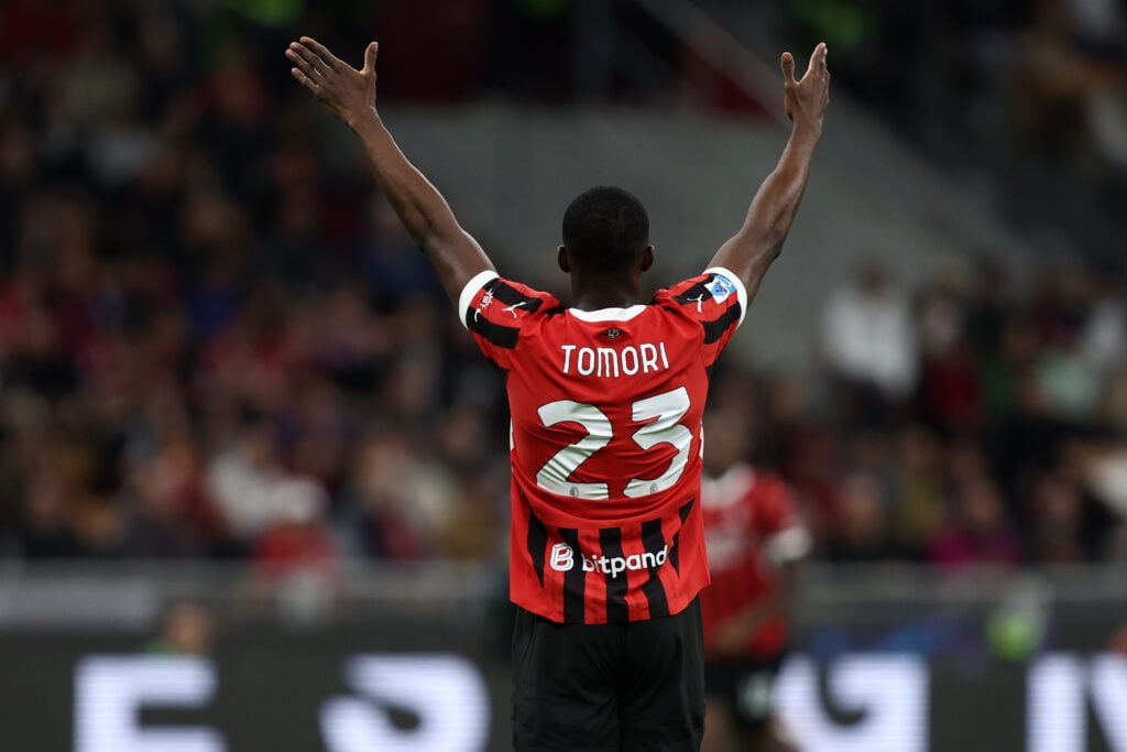 Fikayo Tomori of Ac Milan gestures during the Serie A