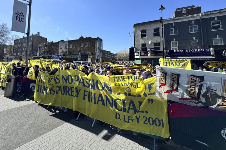 Daniel Levy ENIC Tottenham protest