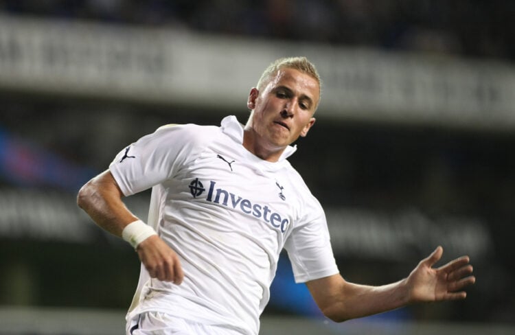 25 August 2011 London - Europa League Football - Tottenham Hotspur v Heart of  Midlothian - Europa League - Harry Kane on his Tottenham Hotspur deb...