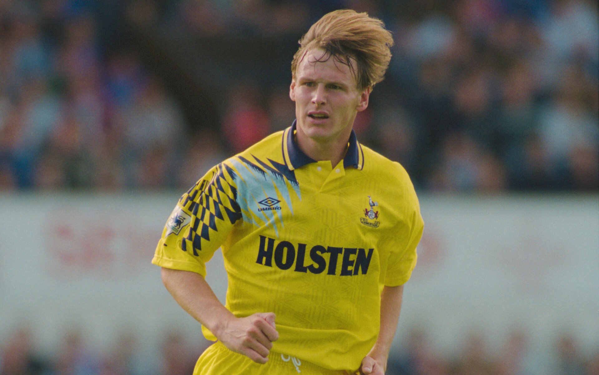 Teddy Sheringham In Tottenham Away Colours
