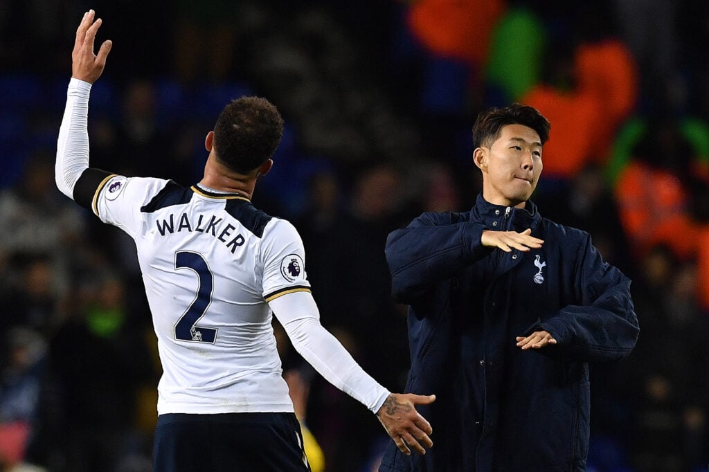 Heung-min Son Kyle Walker Tottenham
