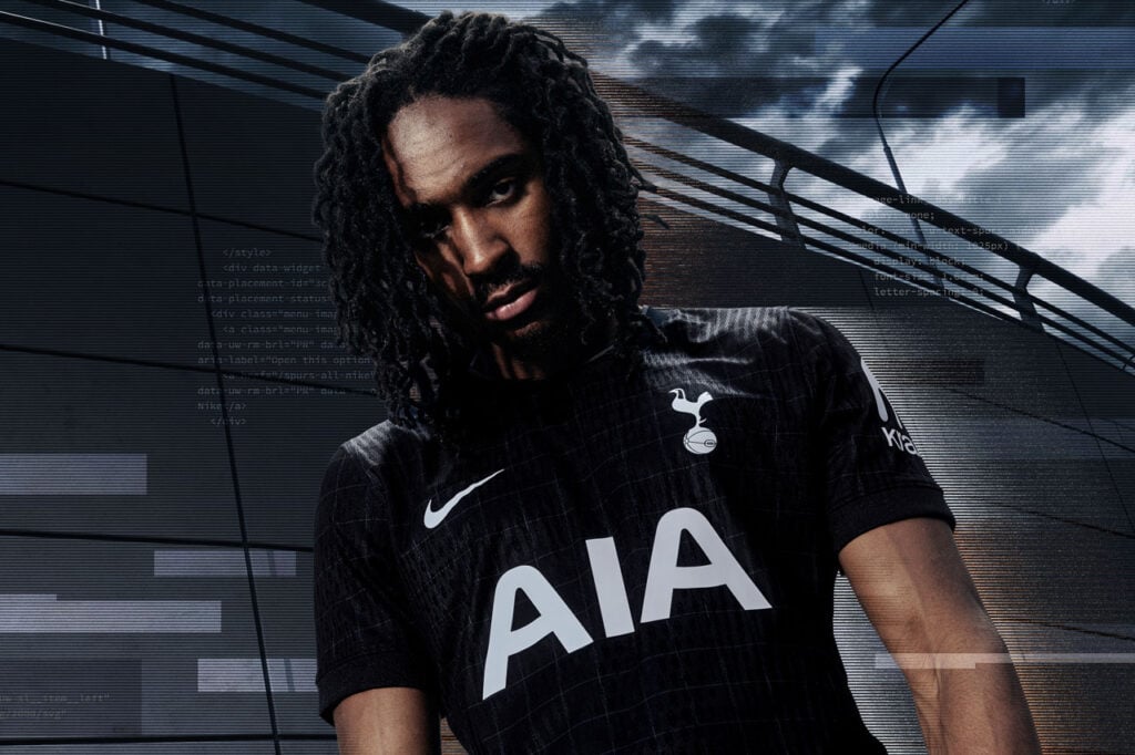 Djed Spence Tottenham away kit