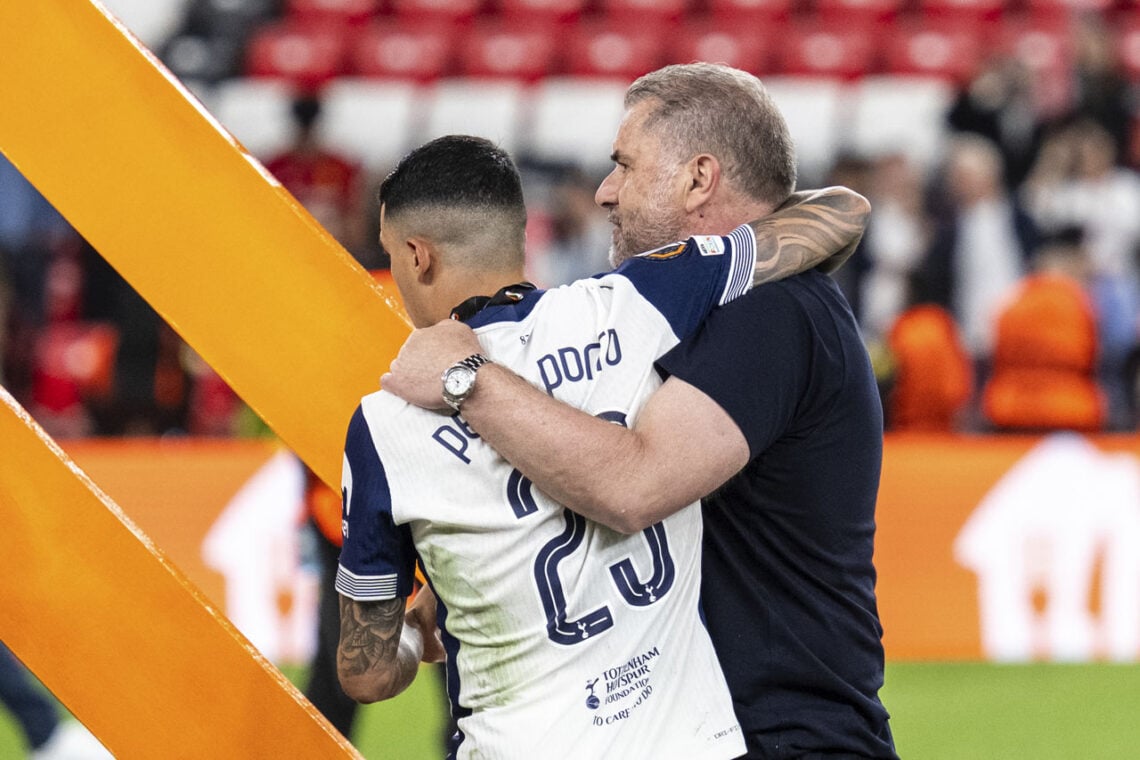 Pedro Porro Ange Postecoglou Tottenham