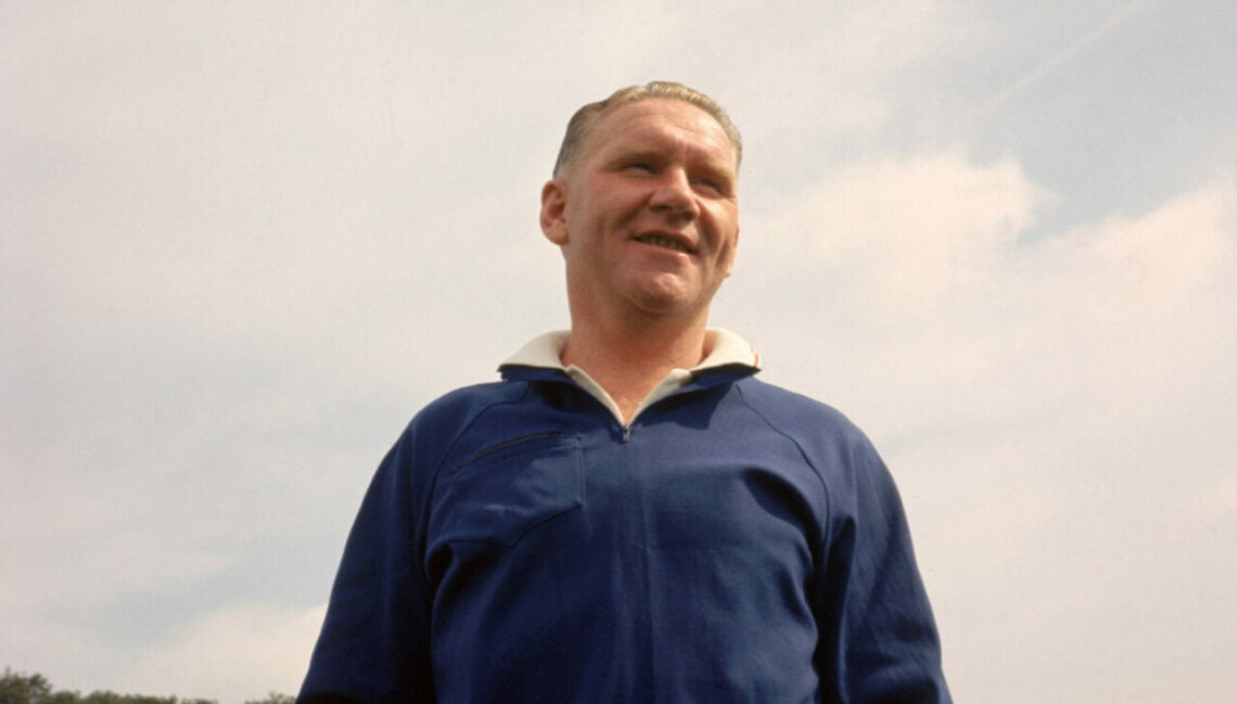 1965:  Tottenham Hotspur manager Bill Nicholson.  Mandatory Credit:  Don Morley/Allsport