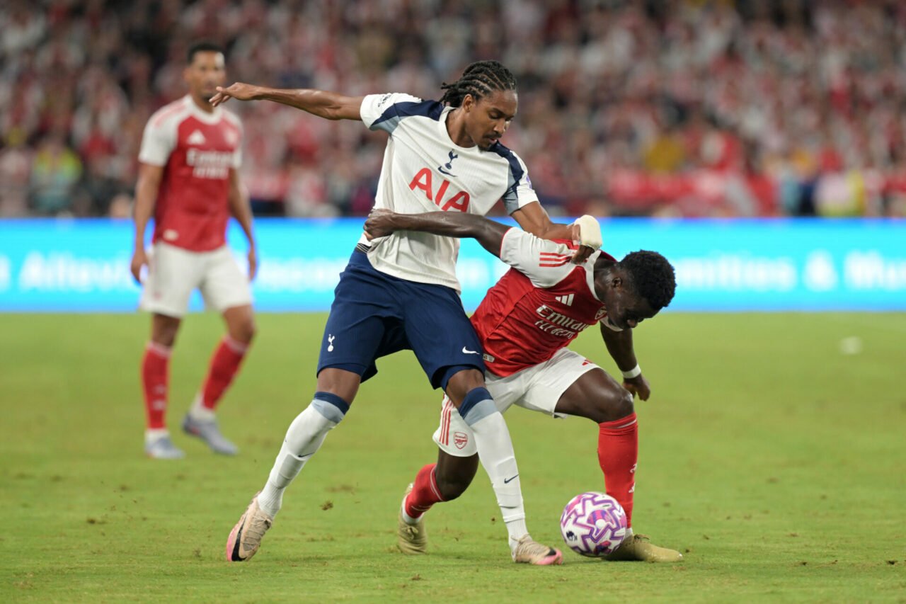 Tottenham half-time ratings vs Arsenal as Pape Sarr scores from the halfway line