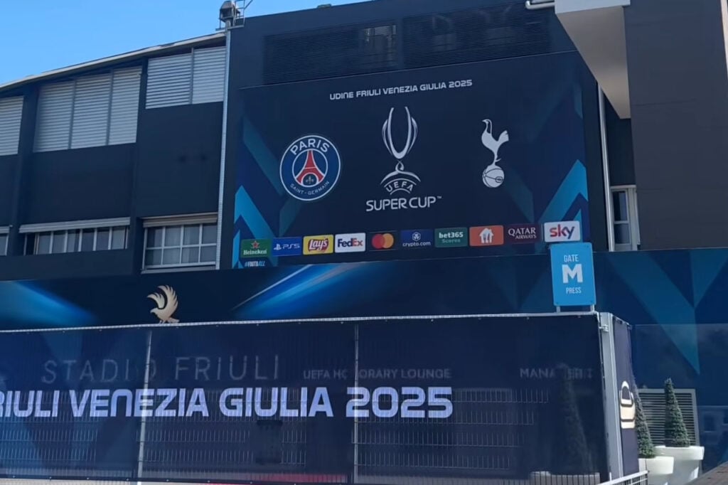UEFA Super Cup Final Tottenham PSG