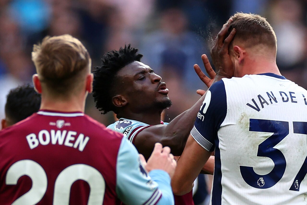 Mohammed Kudus breaks silence on hitting Micky van de Ven in the face before Tottenham move