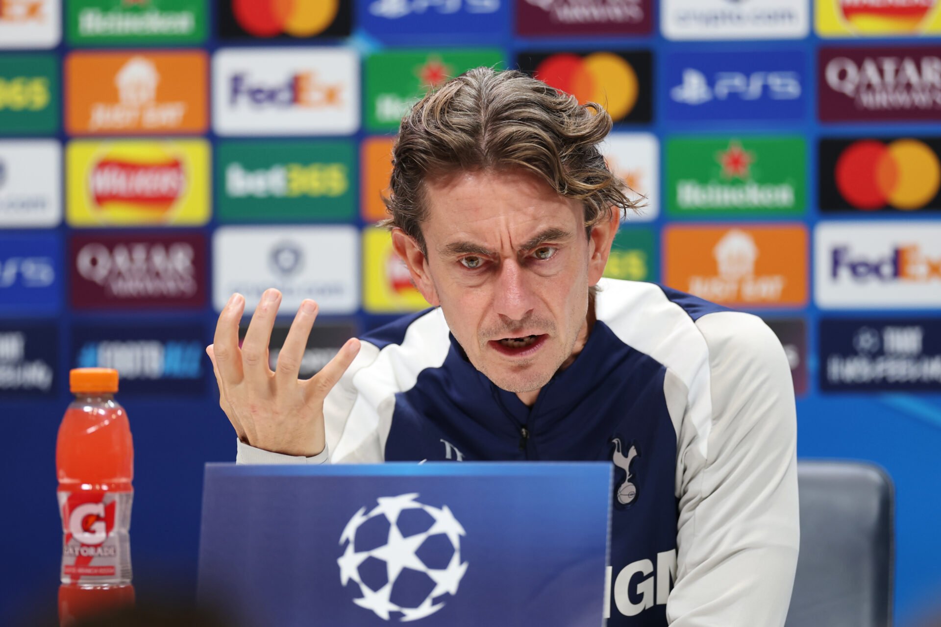 Thomas Frank says Tottenham star is ‘not fully firing yet’ but is still an absolute ‘handful’