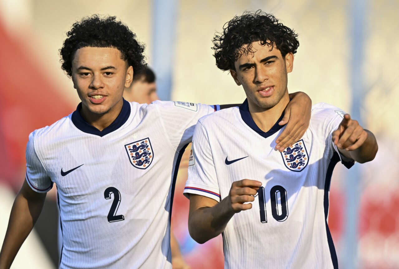 Video: Tottenham's Luca Williams-Barnett creates England U17 goal from the edge of his own box