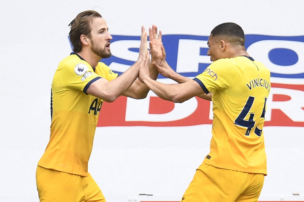Carlos Vinicius and Harry Kane at Tottenham