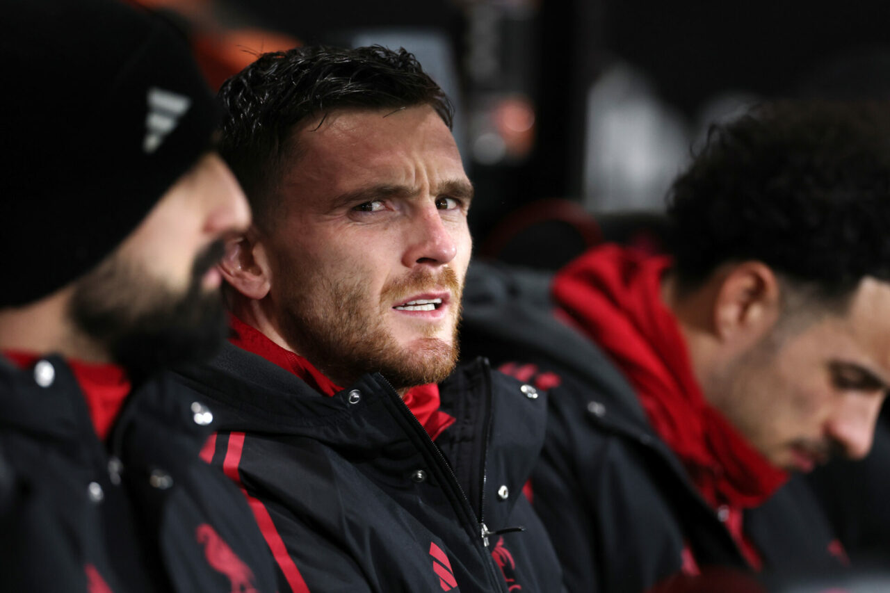 Andy Robertson may have just hinted that he’s about to join Tottenham