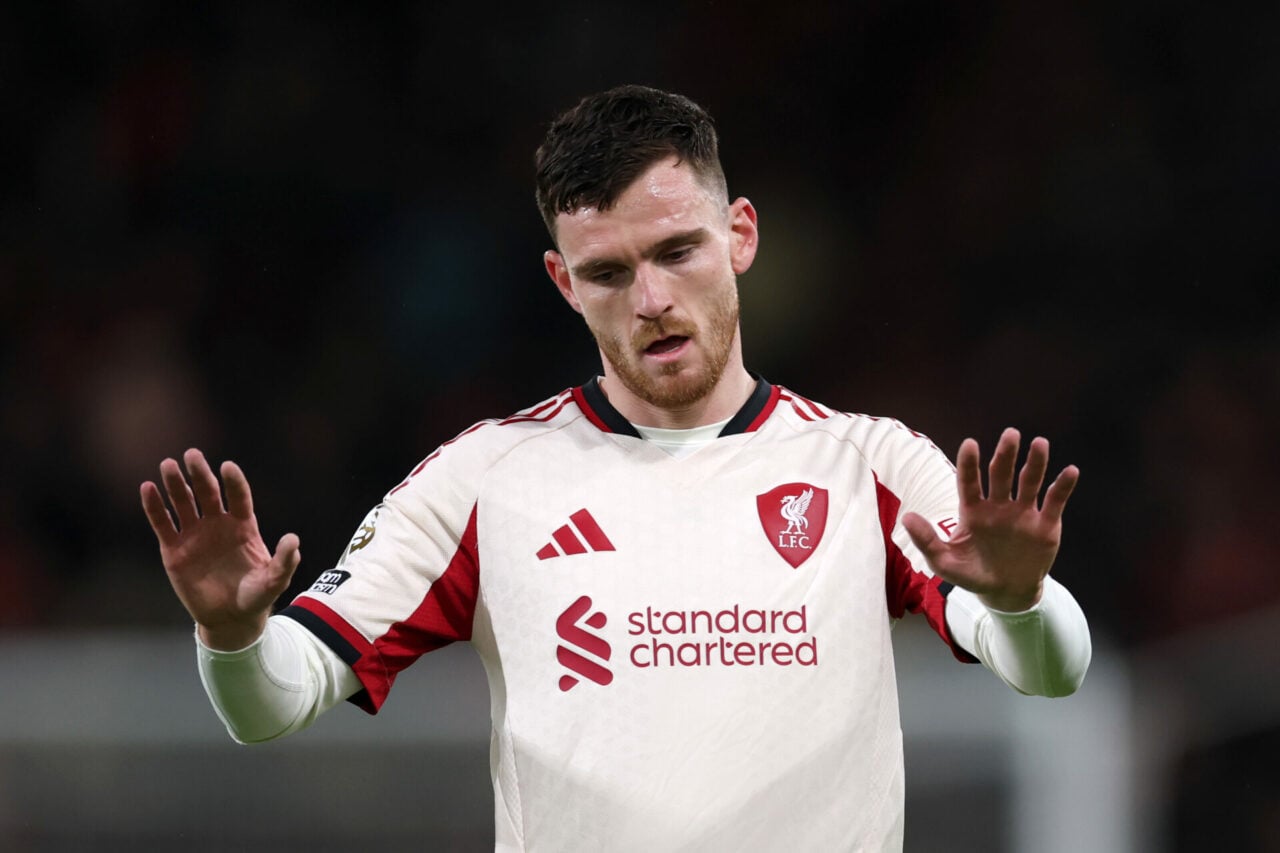 Andy Robertson could be forced to change shirt numbers at Tottenham due to 14-year tradition