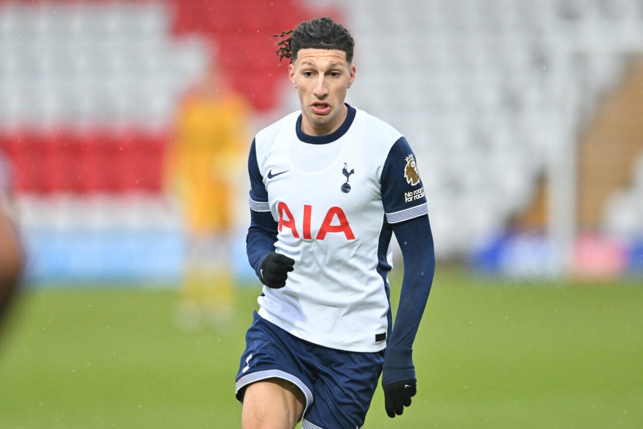 Video: Watch Tottenham starlet Yusuf Akhamrich scores third goal in two loan games