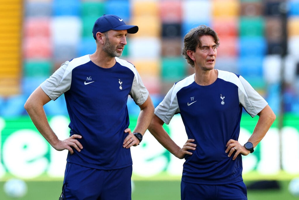 Tottenham set-piece coach Andreas Georgson
