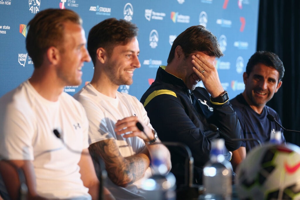 Mauricio Pochettino and Ryan Mason at Tottenham
