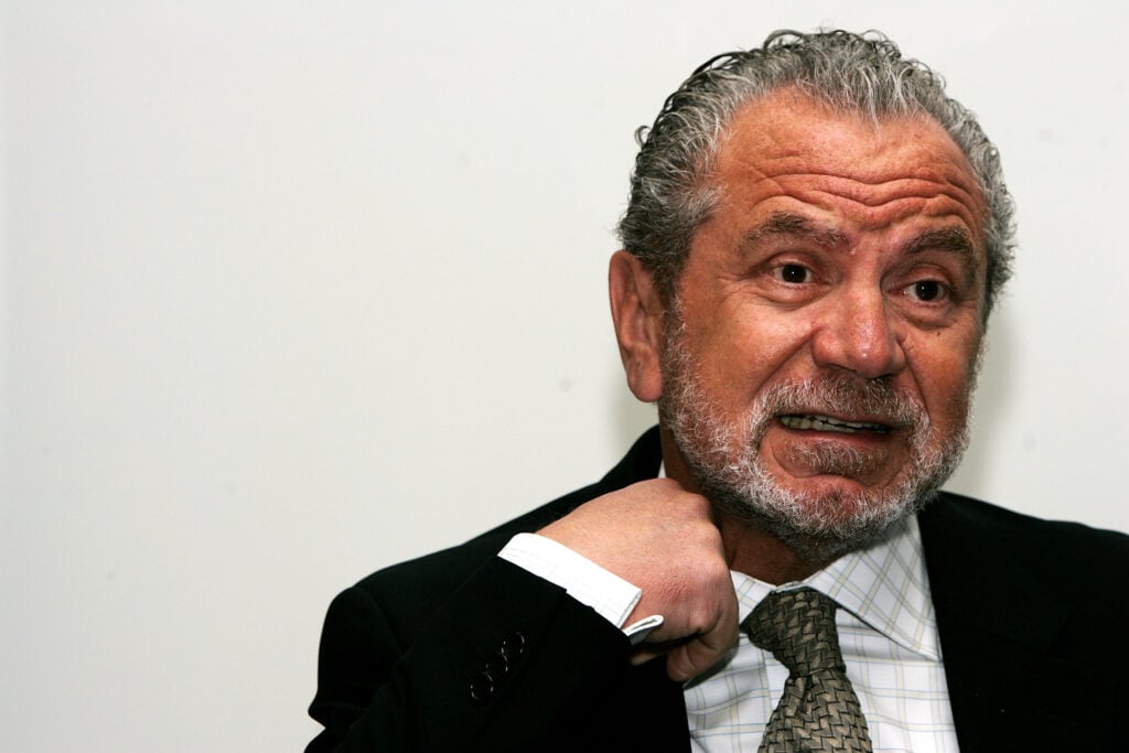 Former Tottenham owner Lord Alan Sugar