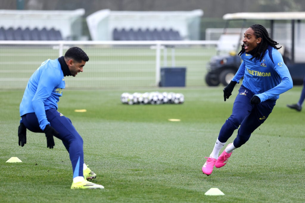 Djed Spence and Cristian Romero