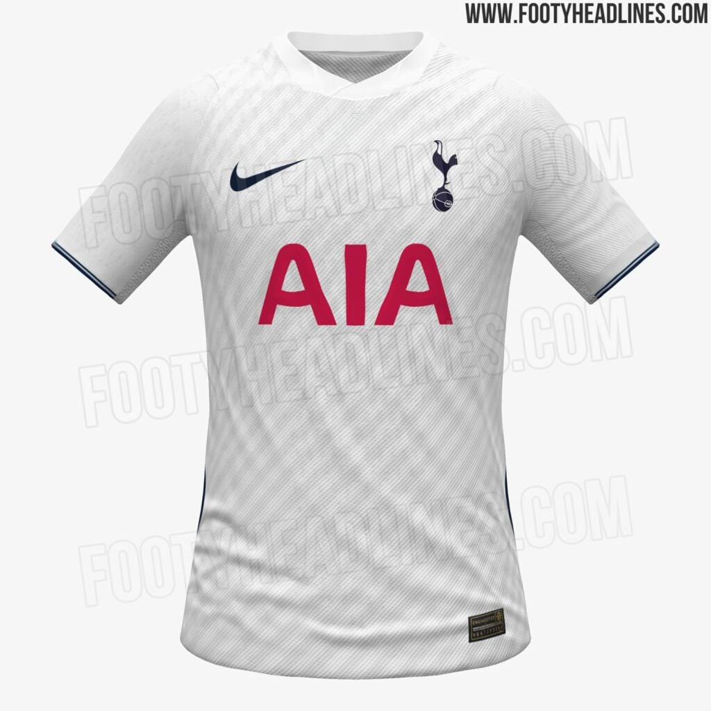 Tottenham leaked home kit 2026/27