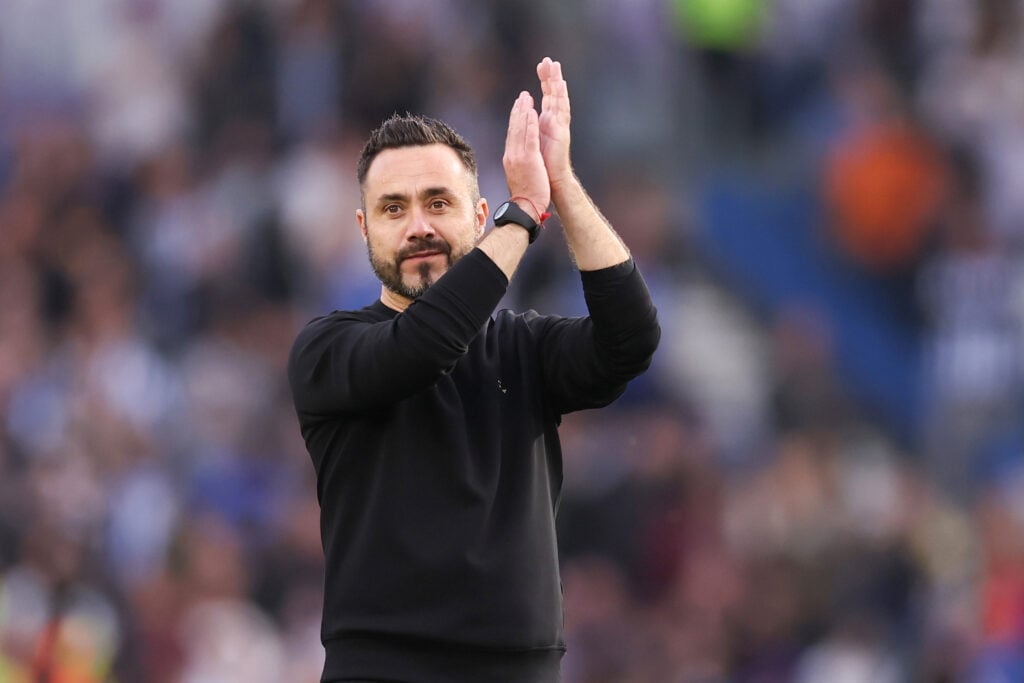 Tottenham manager Roberto De Zerbi