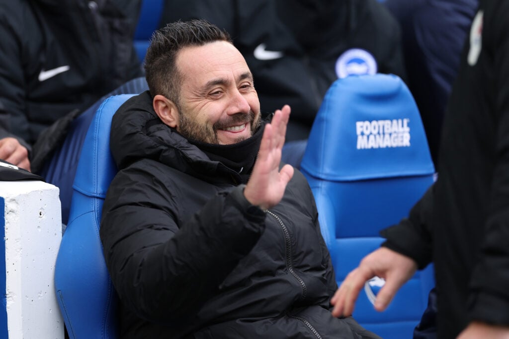 Tottenham manager Roberto De Zerbi