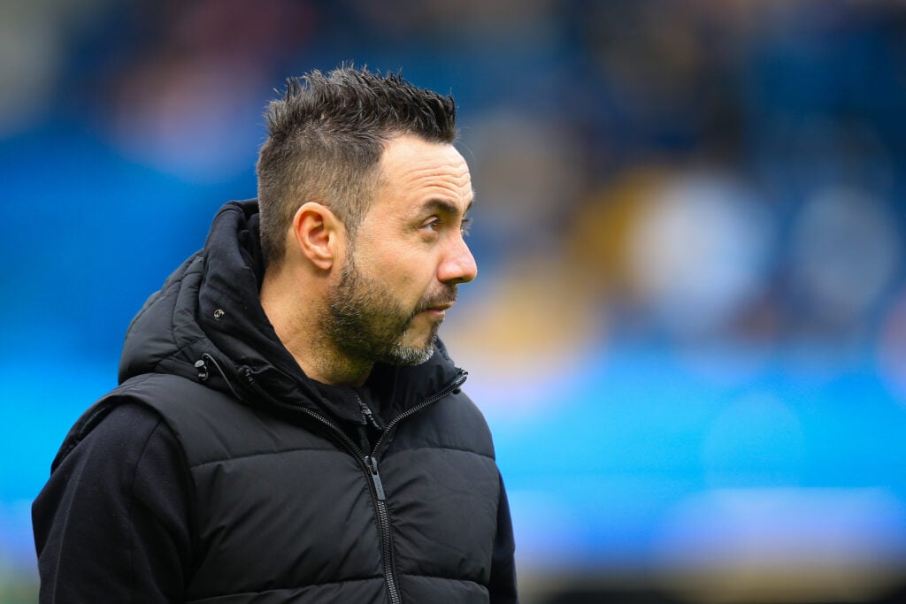 Tottenham manager Roberto De Zerbi