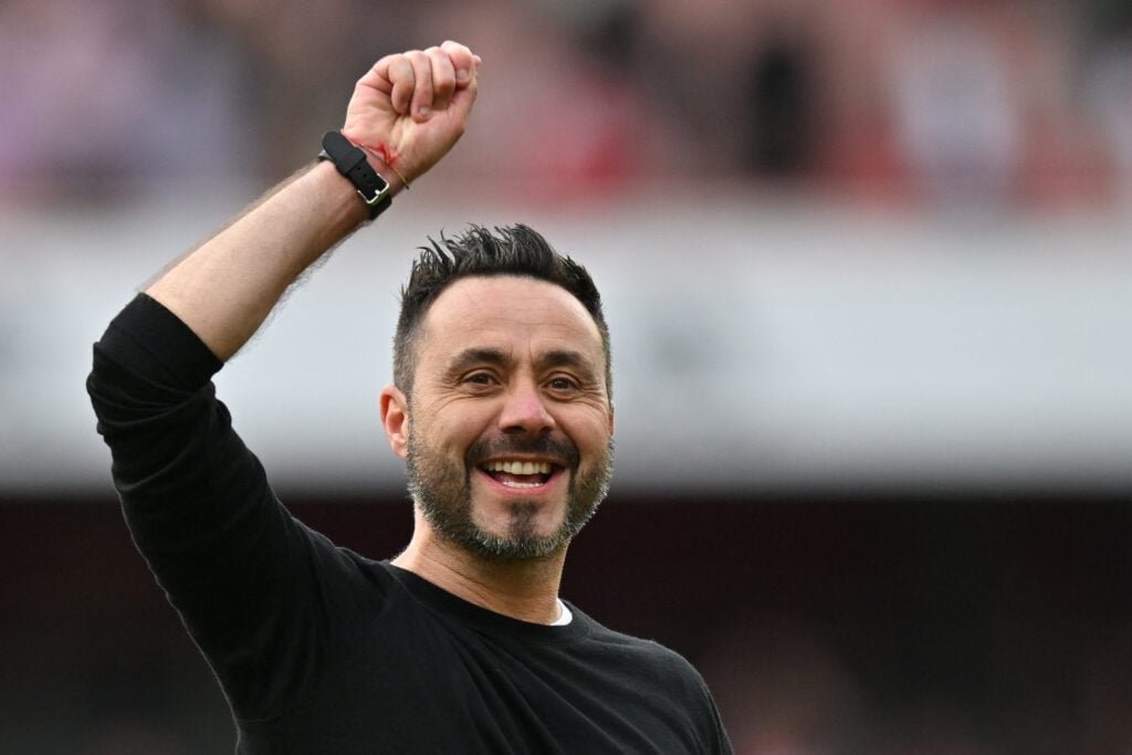 Tottenham manager Roberto De Zerbi