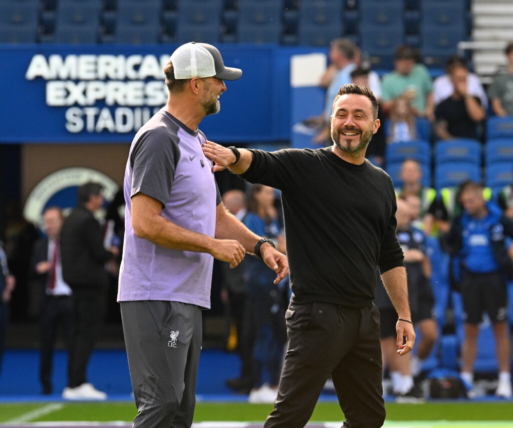 Tottenham manager Roberto De Zerbi