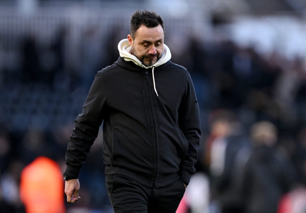 Tottenham manager Roberto De Zerbi