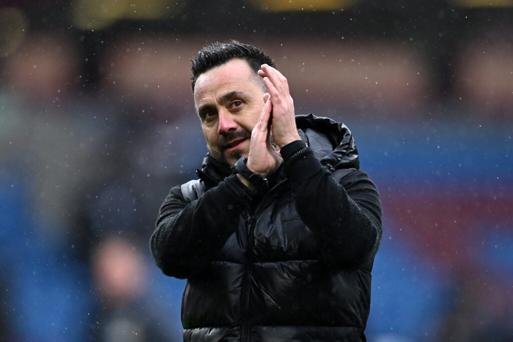 Tottenham manager Roberto De Zerbi